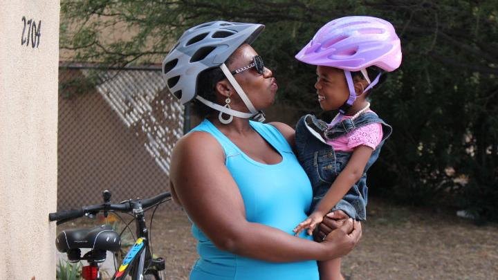 As Adiba Nelson turns 40, she's riding El Tour — and working to provide an adaptive bike for another child
